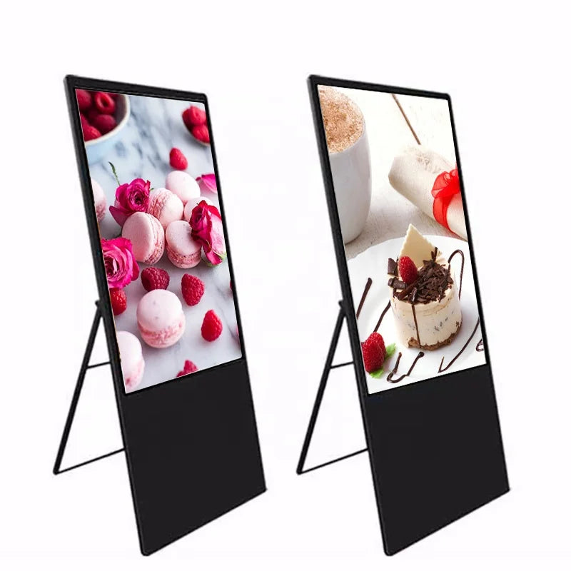 43 Inch Refee Android Poster LCD Advertising Player Touch Screen Monitor Portable Digital Retail Store Elevator Wayfinding