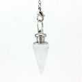 DIY Beauty anti-aging Healing Crystal Pendulum cone Natural Gemstone Pendulum chakra gifts & decoration
