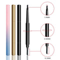 OEM Premium Waterproof Eyebrow Pencil Vegan Skinny Private Label Automatic Thin Brow Pencil Vendor