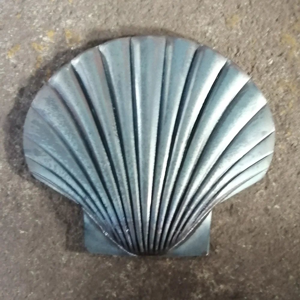 Wrought Iron Components Elements Stamped Steel Large Shell  for Gate Fence Stair Railing Handrail Panels
