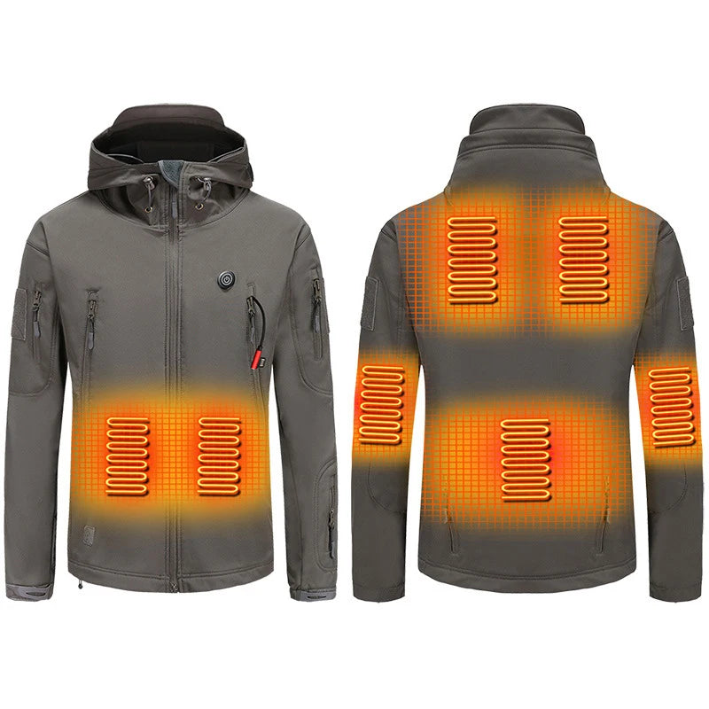 Chaqueta Termico Electrico Para Hombre Y Mujer Chaleco Calefactable Recargable Por USB Chaqueta Calida Para Moto