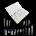 Hot Selling Acrylic Full Cover Different Sizes Press on Soft Gel Tips Gex X Tips Straight Square Coffin Tips