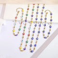 Wholesale China Stainless Steel Jewelry Bracelet Necklace Set Devil Eye Chains for Jewelry Making Jewelry