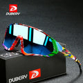 DUBERY Oversized Green and Red  Sunglasses 2025 Men's Fashion Sunglasses Fall 2025 Thick Frame  Sunglasses 2025 D612