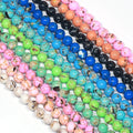 2023 Hot Sell Multi Colors Synthetic Shell Turquoise Beads Round Loose Beads for Bracelet Making