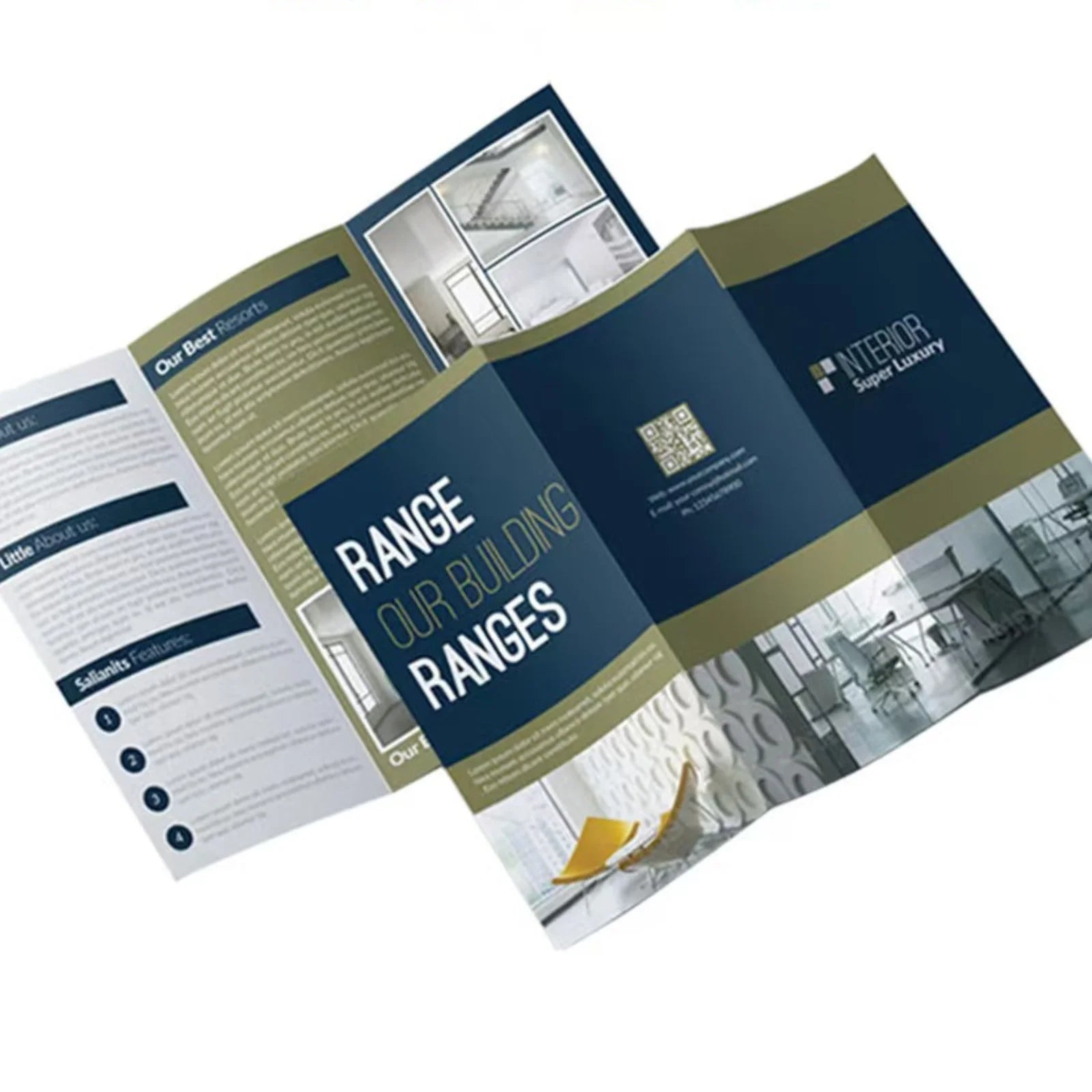 Custom Trifold Brochure Printing Print of Brochures and Paper Paperboard Printing Brochure