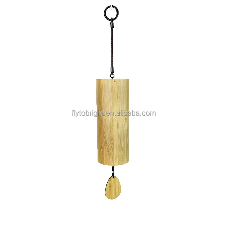 Wood and Bamboo Custom Outdoor Chakra Music Quality Musical Instrument Wind Chimes Sound Therapy Bamboo Wholesale Bells