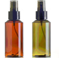 Low MOQ High Quality 100ml Spray Bottle pp Pet Material Green Brown Plastic Bottle with Pump
