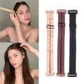 Adjustable Strap With Hair Clip Simple Double Brunette Elastic Band for Face Lifting Beauty Hair Stretch Band With Clip
