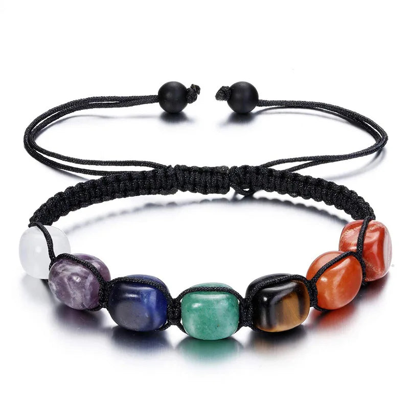 2025 New Arrival Yogas Beads Bracelet Natural Gemstone Energy Balancing Healing Crystals Bracelet for Women Men