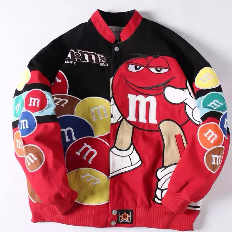 Wholesale OEM Cotton Plus Size Multi Colors Custom Racing Jacket Motor Vintage Racing Jacket Unisex