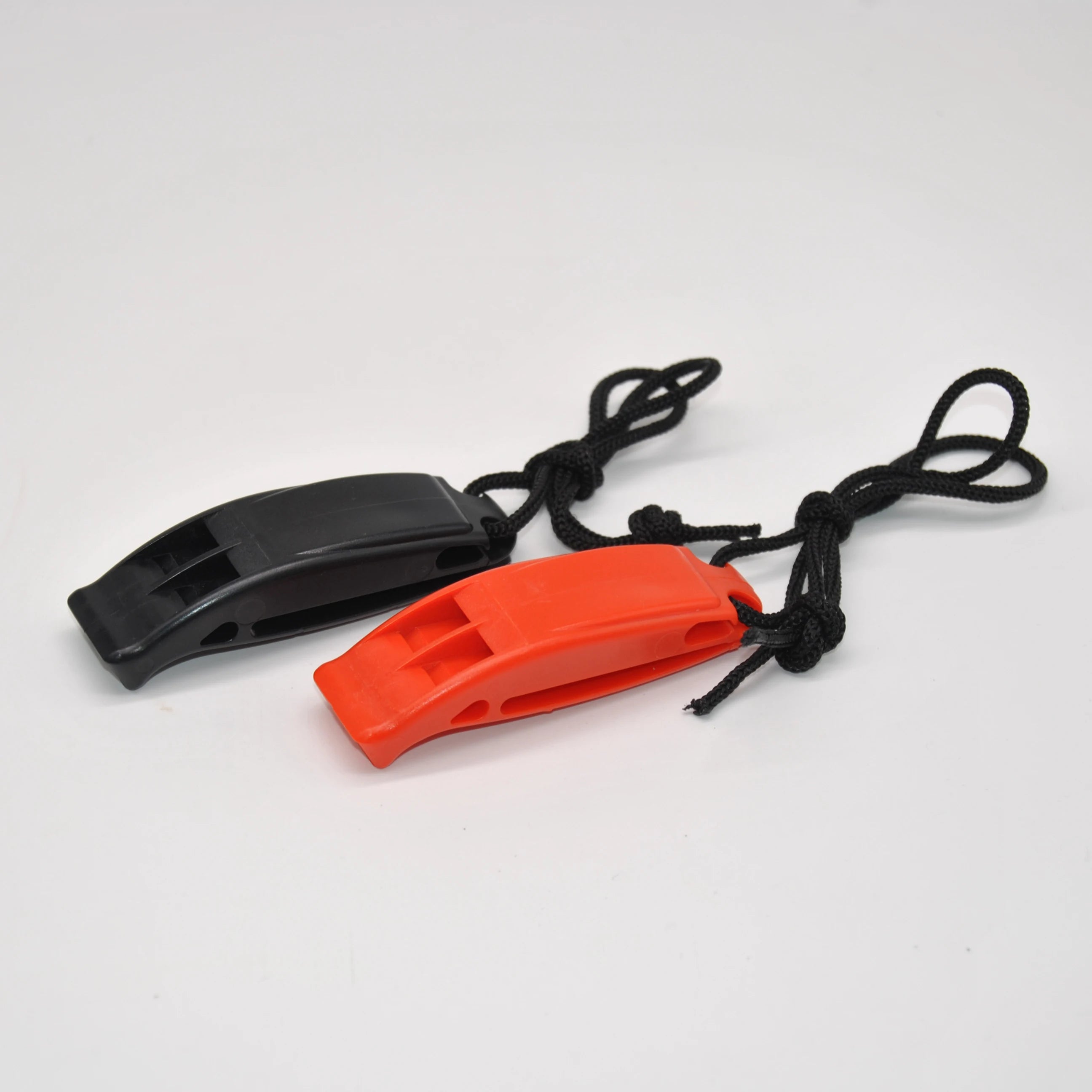 Adjustable Reflective Custom Whistle Lanyard Plastic Safety Emergency Accessory for Life Vest Jacket