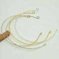 2mm Metal Wire Hair Headband  With Circles Ends Plain Hair Hoops for DIY Bridal Crown Hair Accessories