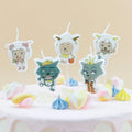 Hot Selling Smokeless Chinese Cartoon Goat Wolf Shaped Birthday Candles for Kids for Parties Home Decoration-for Easter New Year