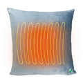 Fashionable Heated Lumbar Pillow - Cozy Warm USB Throw Cushion for Indoor & Outdoor Use