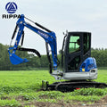 Free Shipping China Wholesale Mini Small Digger Ce/Epa/Euro 5 Widely Used Compact Mini Excavators 1 2 Ton Prices for Sale
