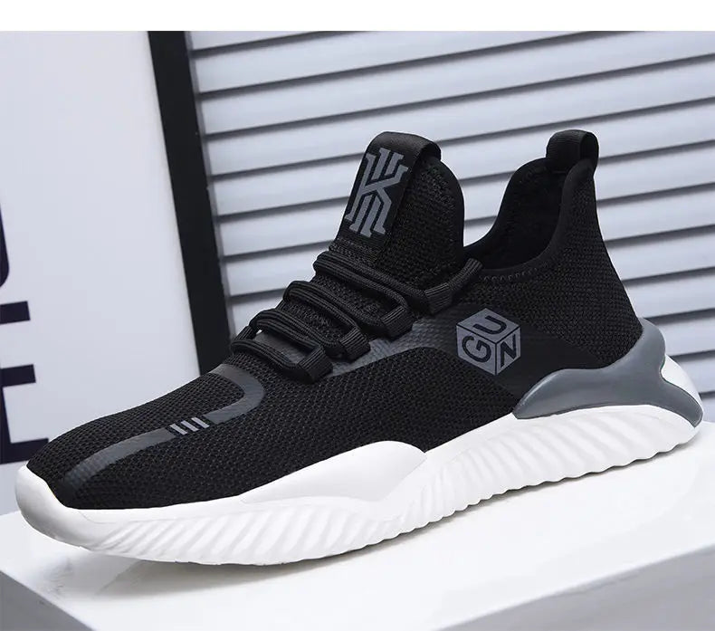 Hongyan Summer New Breathable Knitted Men's Shoes Men's Casual Thin Board Shoes