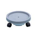28.6cm Gray Rolling Tray Flower Pot Tray with Wheels Pot Saucer with Wheel