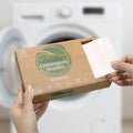 2025 New Eco-Friendly Laundry Detergent Paper Biodegradable Pure Natural Laundry Washing Strip Lavender Laundry Detergent Sheets