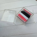 Factory Custom Low MOQ Transparent Plastic 100 Mini Square Money Pouch 52 Cash Envelope Organizer Acrylic Saving's Box Challenge