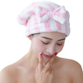 OEM ODM Factory Microfiber Quick Dry Hair Turban Drying Towel Wrapped Head Cap Soft and Absorbent and Cheap for Girls and Ladies