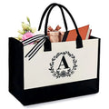 High Quality Large Capacity Cotton Tote Bag Solid Color Environmentally Friendly Washable and Reusable Shopping Bag