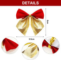 Christmas/Wedding Ribbon Bows 5cm*5cm Mini Christmas Tree Bows Xmas Bowknot Decoration Ornaments for Xmas Wreaths Wrap