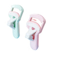 Portable Eyelash Curler with Rubber Pad Beginners Press Makeup Tool for Curl and Shape