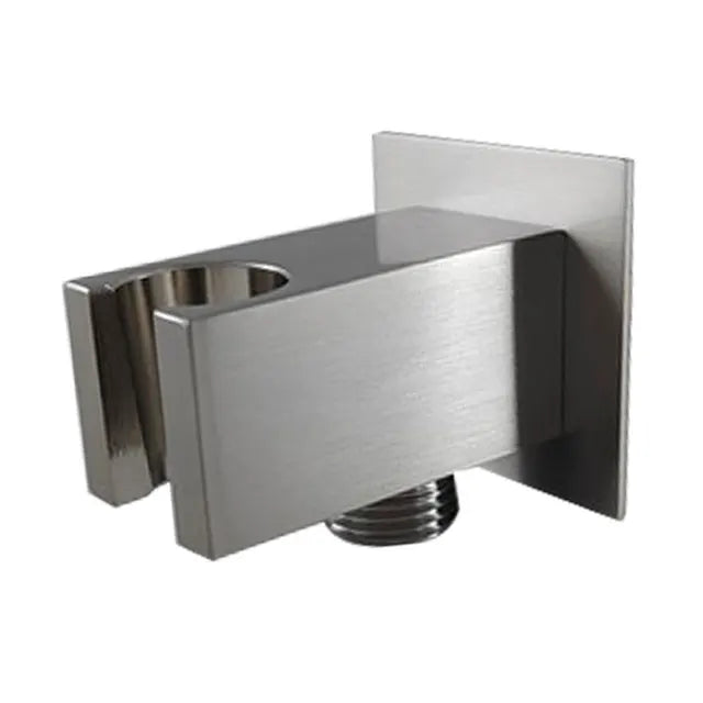 Bathroom Wall Mounted Shower Kits Chrome Plated & Brushed Nickel Solid Brass Shower Bracket Modern Design 5 Year Warranty