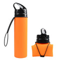 Eco-friendly Reusable Travel Folding Bottle Sport Portable Collapsible Silicone Water Bottle