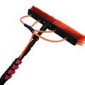 Extentool Multifunction Solar Cleaning Brush Pole Solar Cleaner Kit Long Handle Telescopic Pole