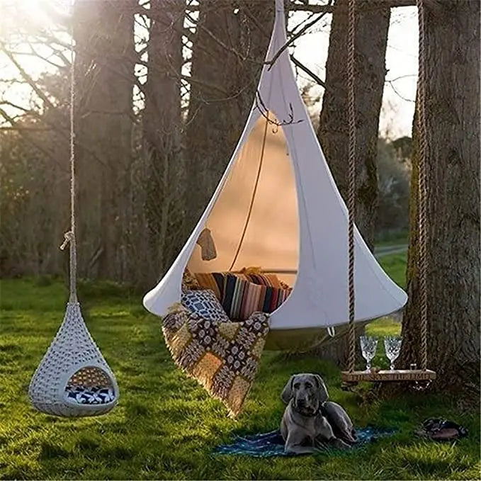 Waterproof Outdoor Camping Hammock Chair Tree Hanging House Tent Butterfly Swing Chair 1.5m