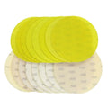 9Inch 225MM Porous Yellow Dust-free Sanding Paper Hook and Loop Abrasive Disc White Fused Alumina Sandpaper for Polishing