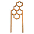Indoor Eco-Friendly Lightweight Biodegradable Fir Wood Flower Support Plant Trellis Rake Stick for Home Garden Planters