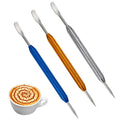 Stainless Steel Pull Flower Needle Coffee Tools Colorful Foam Art Cappuccino Latte Coffee Needle Stick Barista Decorating