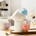 Hot sale cute  Mugs Sublimation Ceramic Milk Coffee Tea Mug with Heart handle