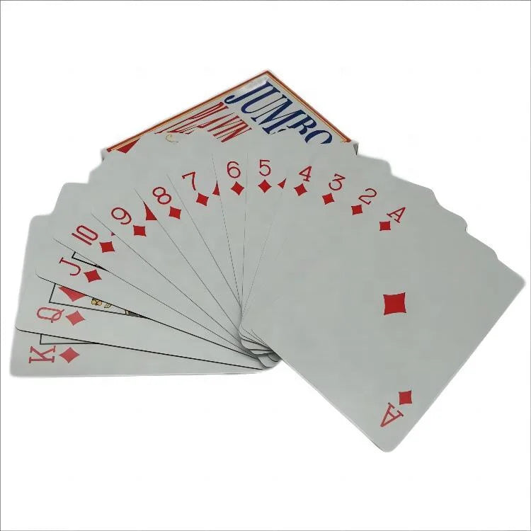 Hot Sale 26x37cm A3 Large Size Custom Design Jumbo-Size Playing Cards for Stage Performance