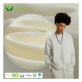 New Style Street Wear Blank Pull Over White Crewneck Cotton Baggie Oversize Hoodies Heavyweight  Sweatshirt for Men