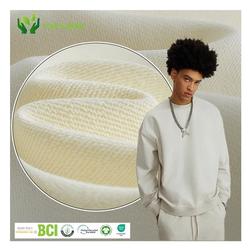 New Style Street Wear Blank Pull Over White Crewneck Cotton Baggie Oversize Hoodies Heavyweight Sweatshirt for Men