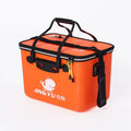SNEDA Folding Fishing Bucket EVA Fishbox Outdoor Water Box Packing Live Fish Bucket Thickened Fishing Bag