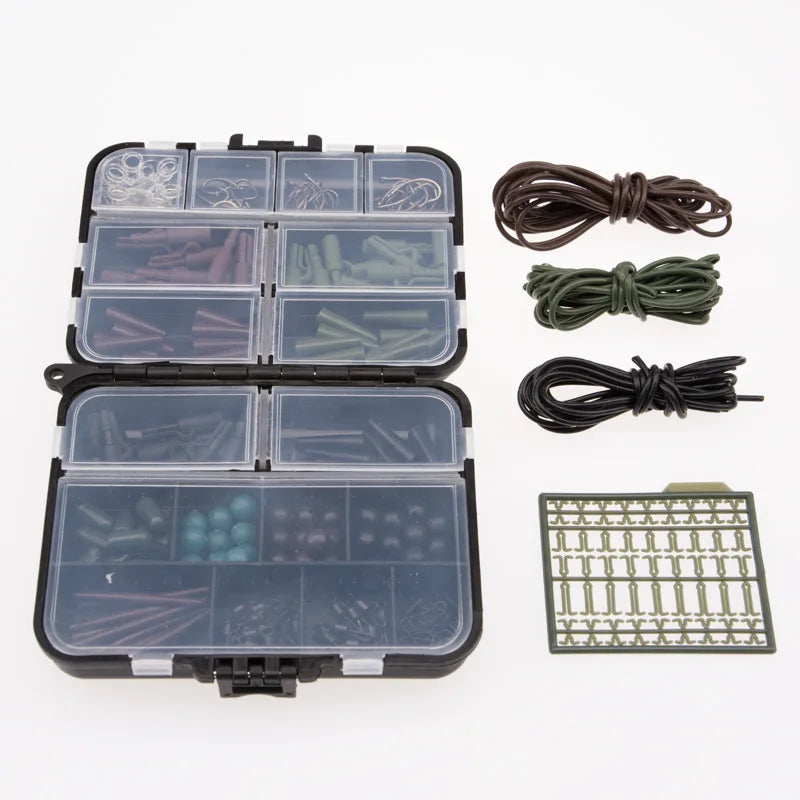 Tail Rubber Tube Kit Carp Terminal Tackle Swivel Carp Fishing Accessories Set