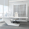 Salon Desk High-tech Modern boss Executive Table Office Computer Table Design Executive Desk White Ceo Desk Office Table