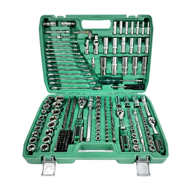 216pcs Hand Tools Set Box 72 Teeth Ratchet Wrench Socket Professional Herramientas Mechanical Spanner Car Mechanics Tool Sets
