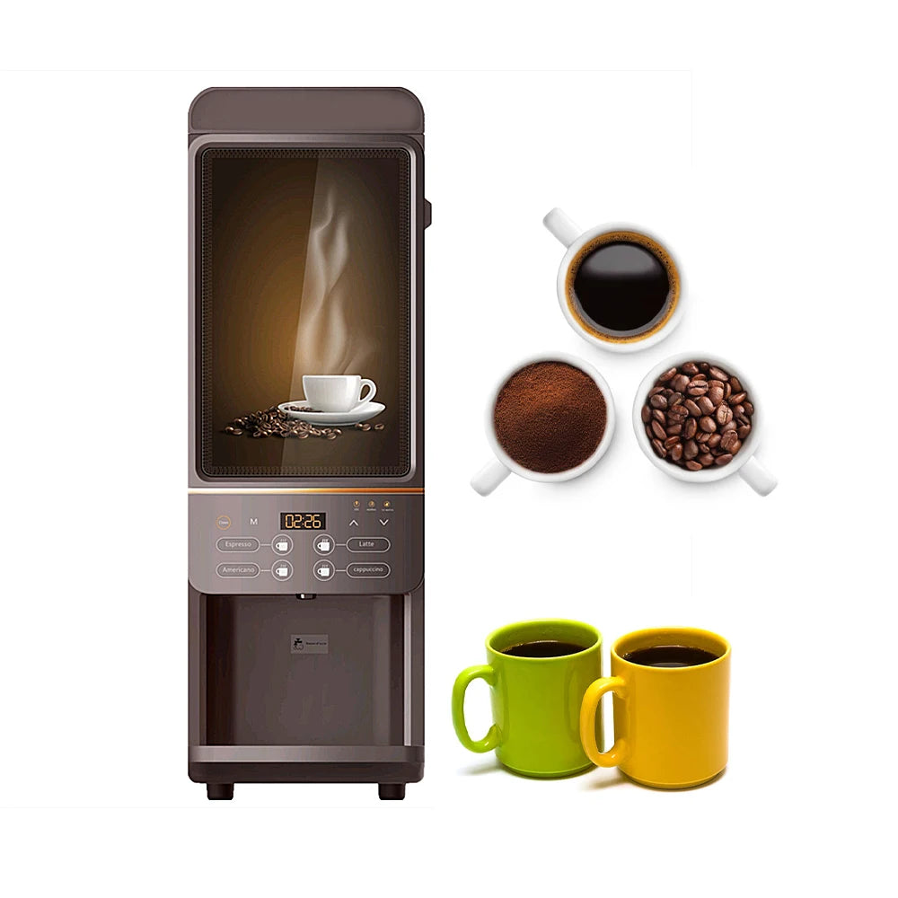 All in One Design Fully Automatic Mini Table Top Instant Coffee Machine Italian Portable Espresso Machine OEM ODM 110V 220V
