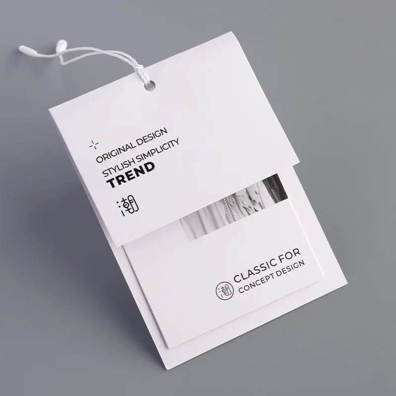Wholesale Label Center Clothing Tags Labels Custom Clothing hang Tag