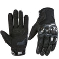 VEMAR Summer Motorcycle Gloves Two-finger Touchscreen Motocross Gloves Anti-fall Breathable Carbon Protective Shell Moto Gloves