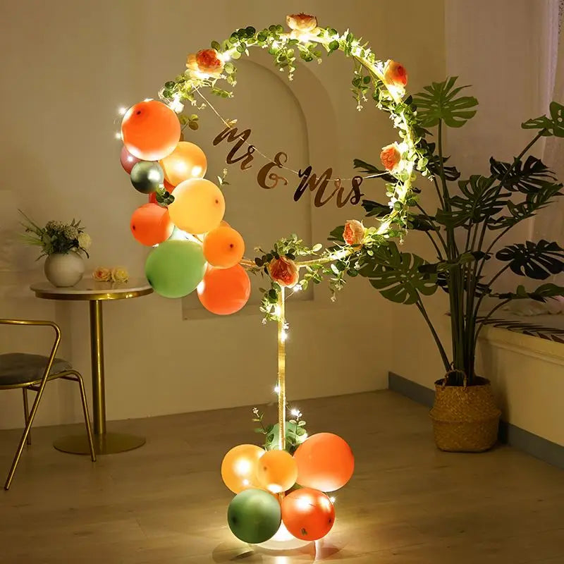 Balloon Floating Column Support Ring Balloon Wreath Air Circle Birthday Party Decoration Decoration Tools Balloon Holder