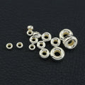 S1565 Sterling Silver Rondelle Spacer Beads925 Silver Donut Spacer Beads for Jewelry Making Supply