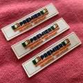 2mm Sewing Line Convex Letters PVC Rubber Label for Ribbonhigh Flexible Brand Rubber Emblem for Pants