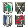the Survey Corps PVC Rubber Patch Badges Essential Item for Titan Fans